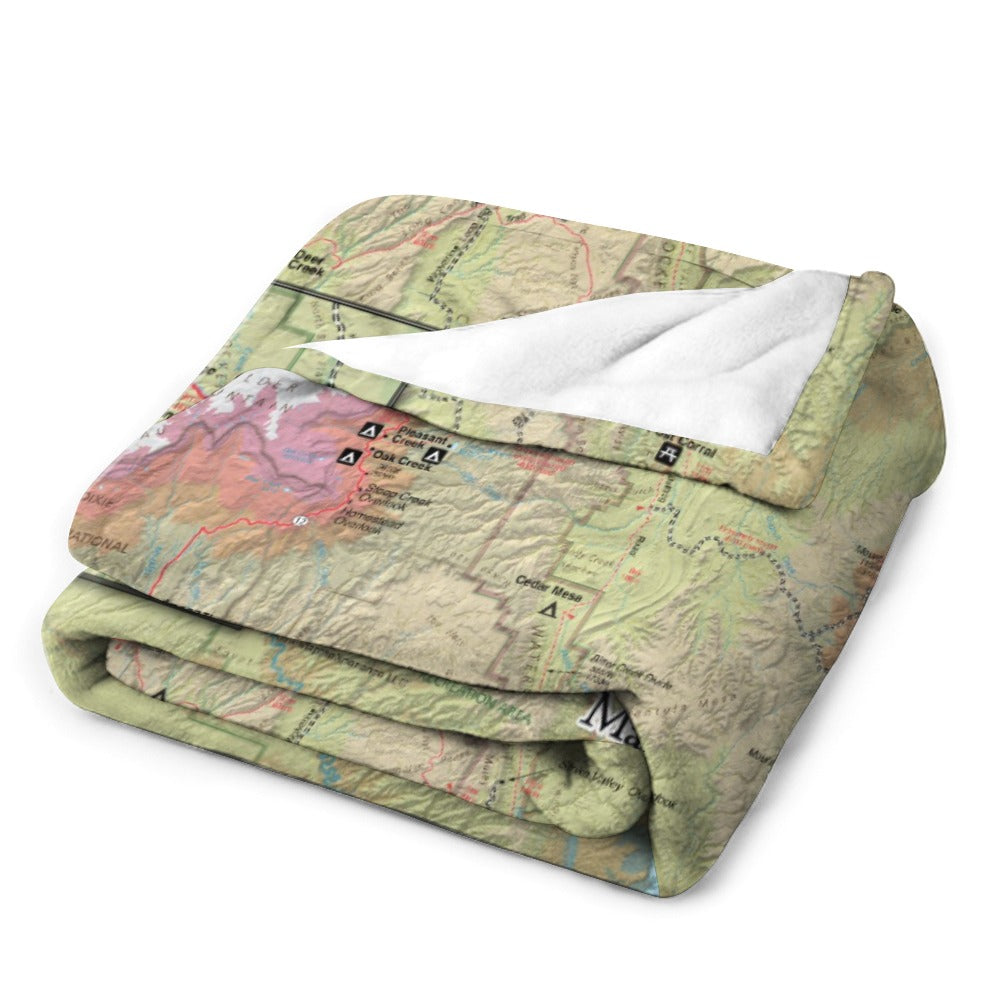 Capitol Reef National Park Super Soft Flannel Blanket