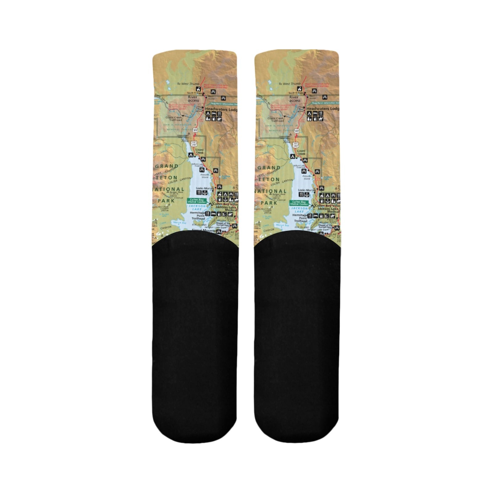 Grand Teton National Park Mid-Calf Socks