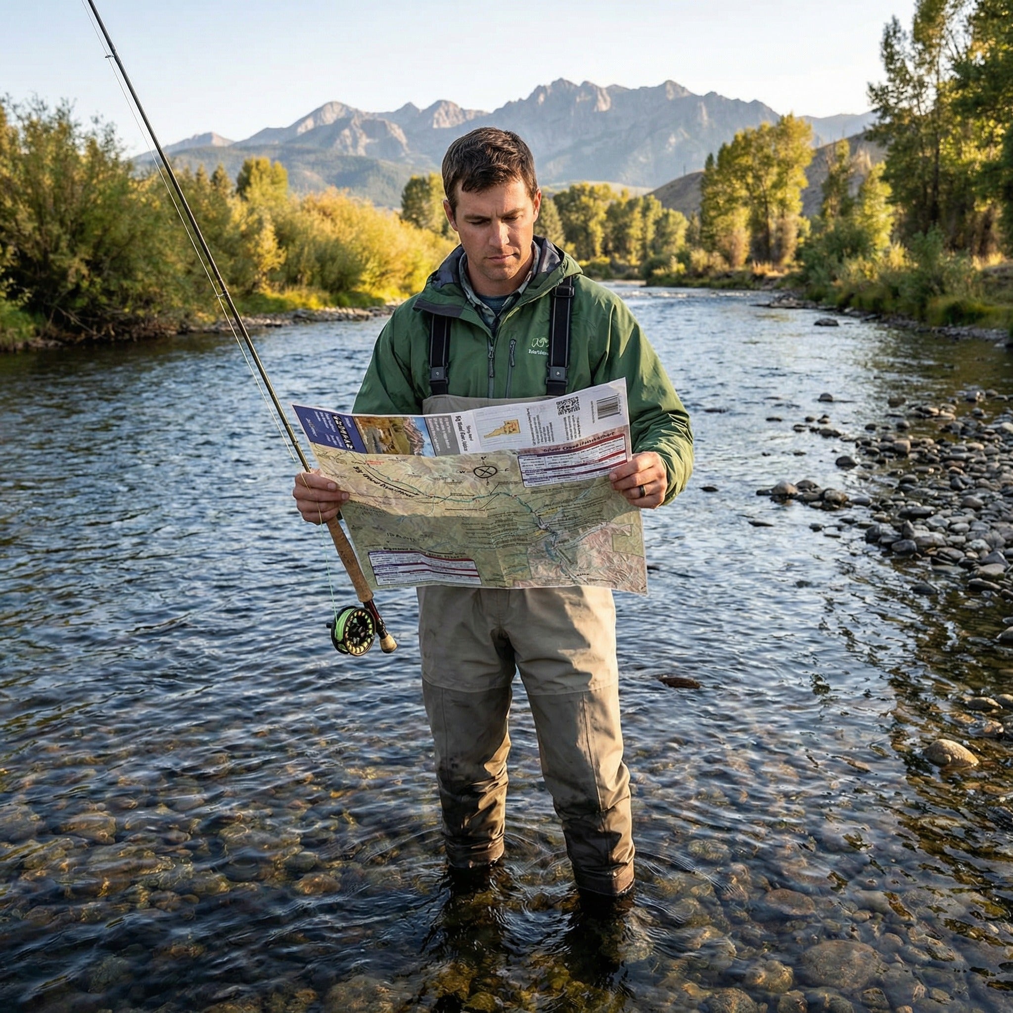 big w fishing pole Bigwood River Idaho Fishing Map & Public Access Guide – mapthexperience.com