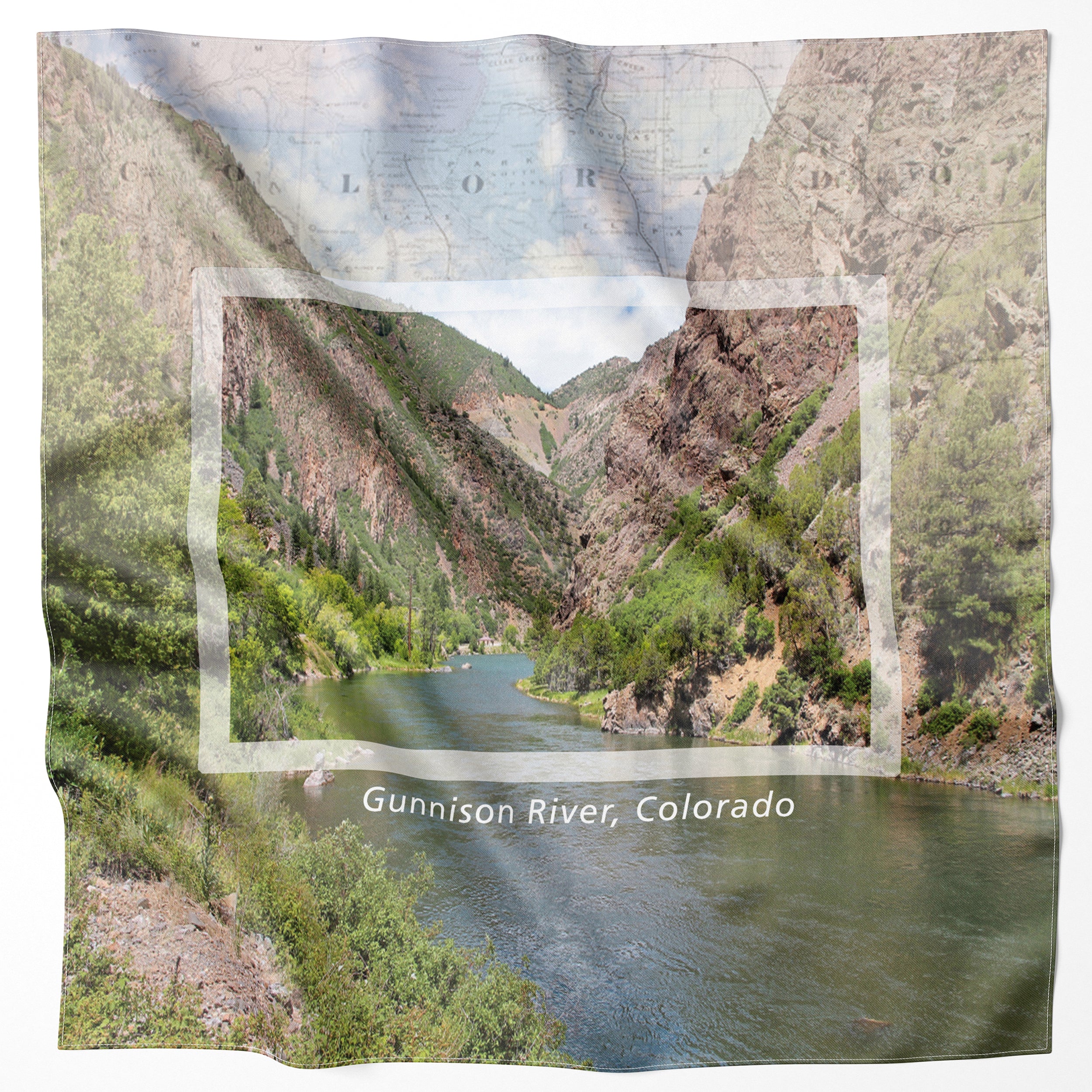 Black Canyon of the Gunnison National Park Handy Map Bandana