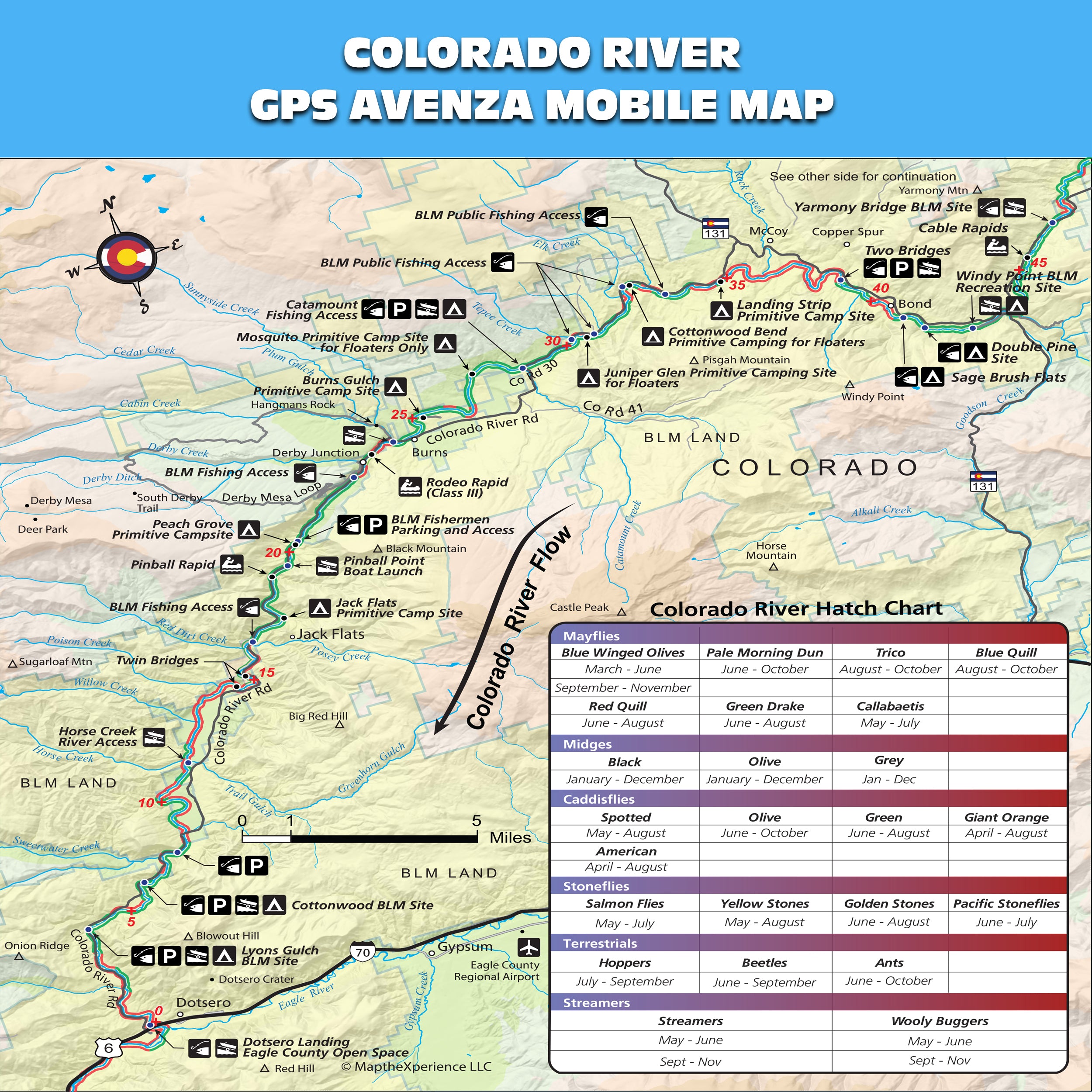 Colorado River Colorado Mobile GPS Fishing Map