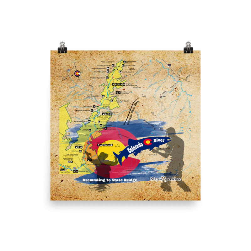 Colorado River, Colorado Map Poster | Free Mobile Map