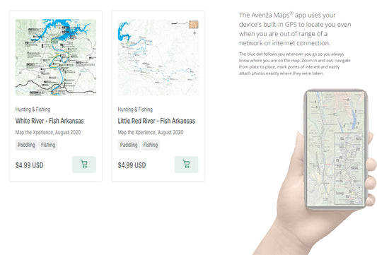 Arkansas Fishing Maps | Avenza Map App