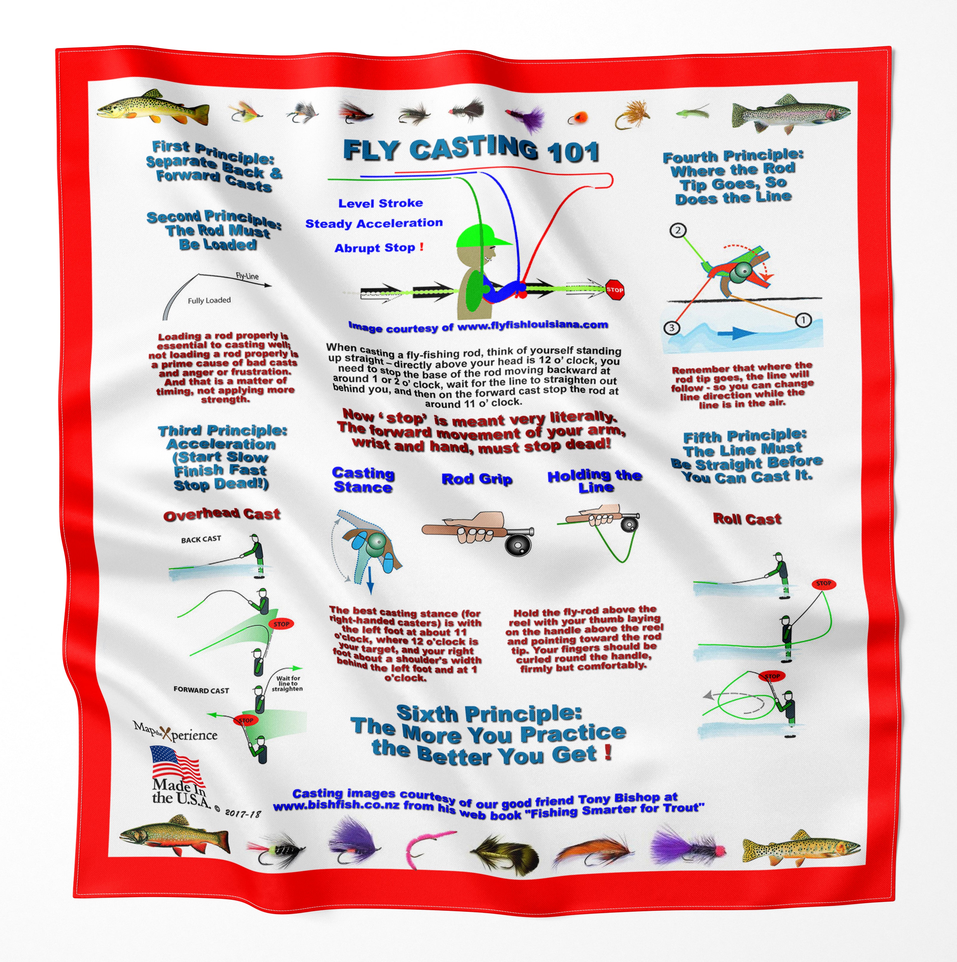 Fly Fishing 101 Microfiber Bandana: Ultimate Cleaning Cloth