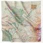 Moab Utah Trails Handy Map Bandana