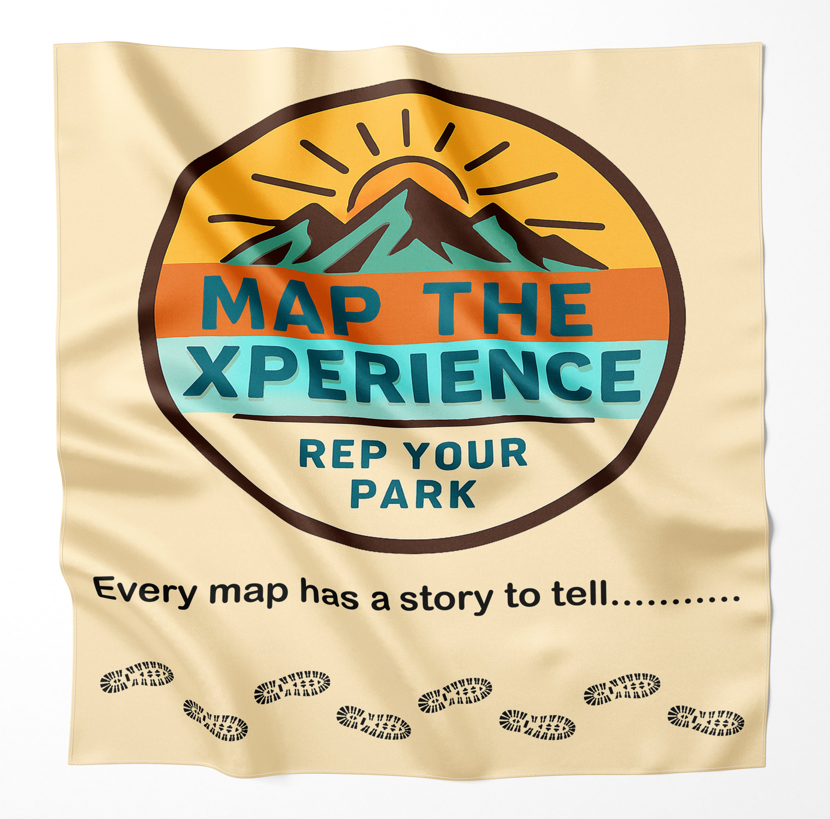 Voyageurs National Park Microfiber Map Bandana