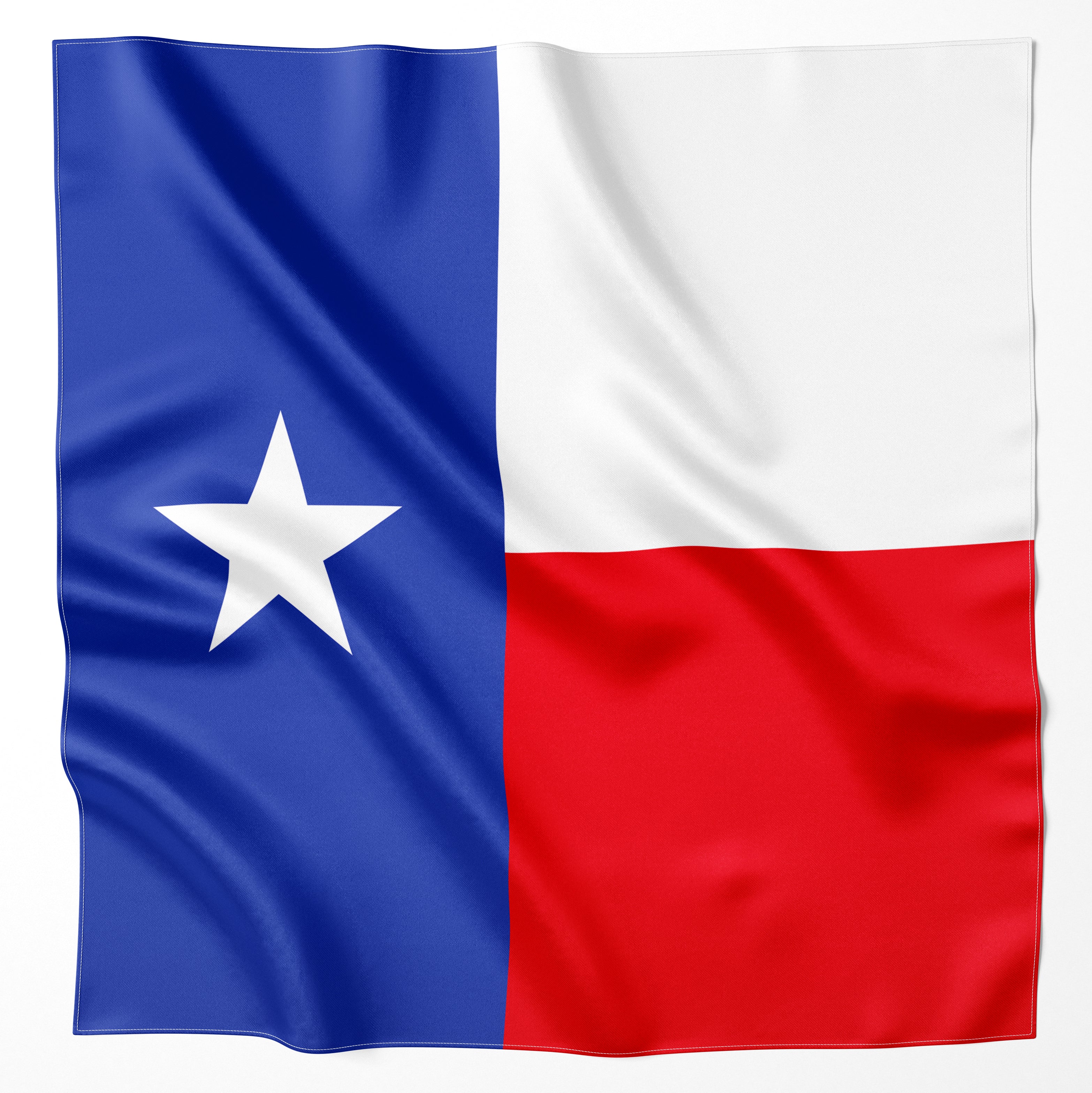 A microfiber bandana with a printed map of Big Bend National Park, Texas.