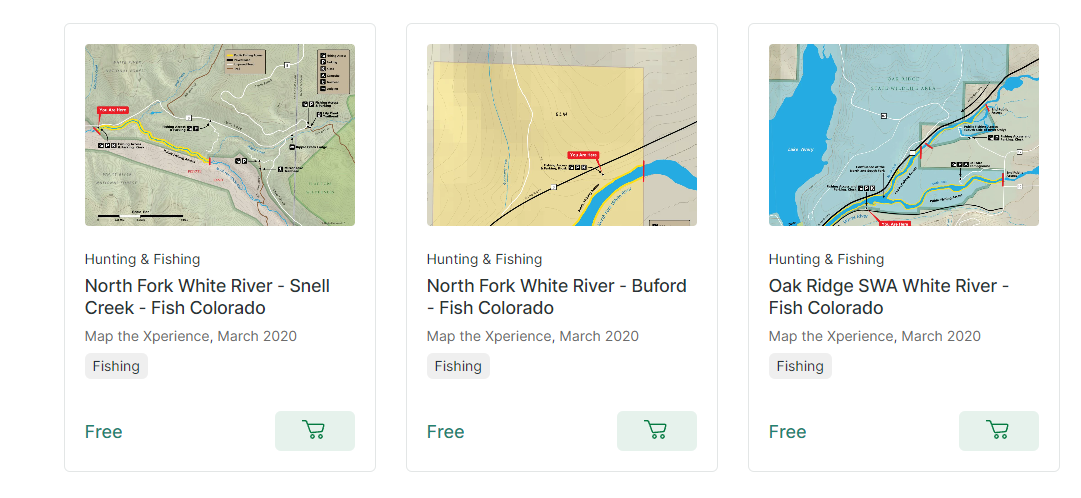 White River Colorado Fishing Maps | Avenza Map App