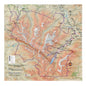 Holy Cross Wilderness, Colorado Handy Map Microfiber Bandana