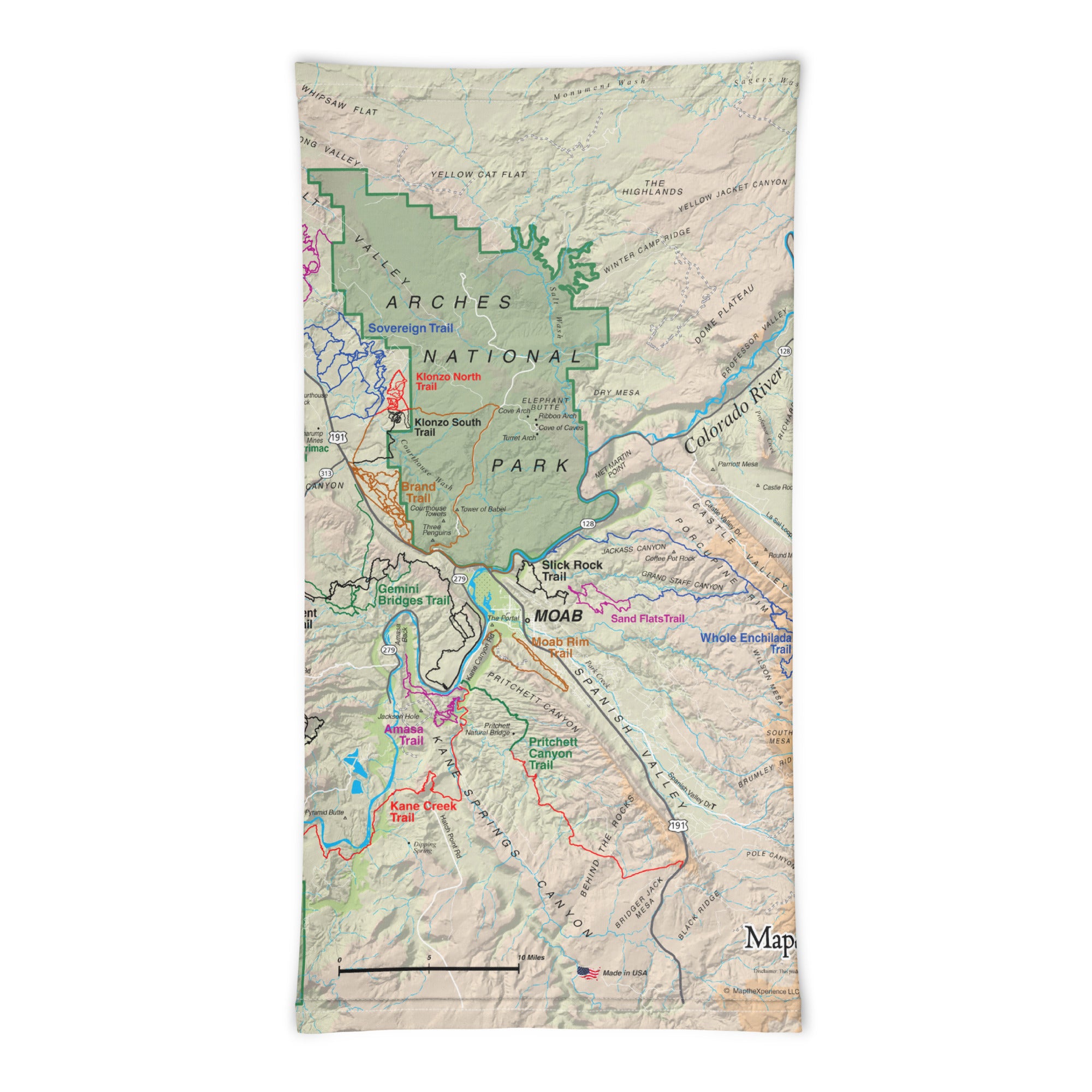 Moab, Utah Trails Neck Gaiter