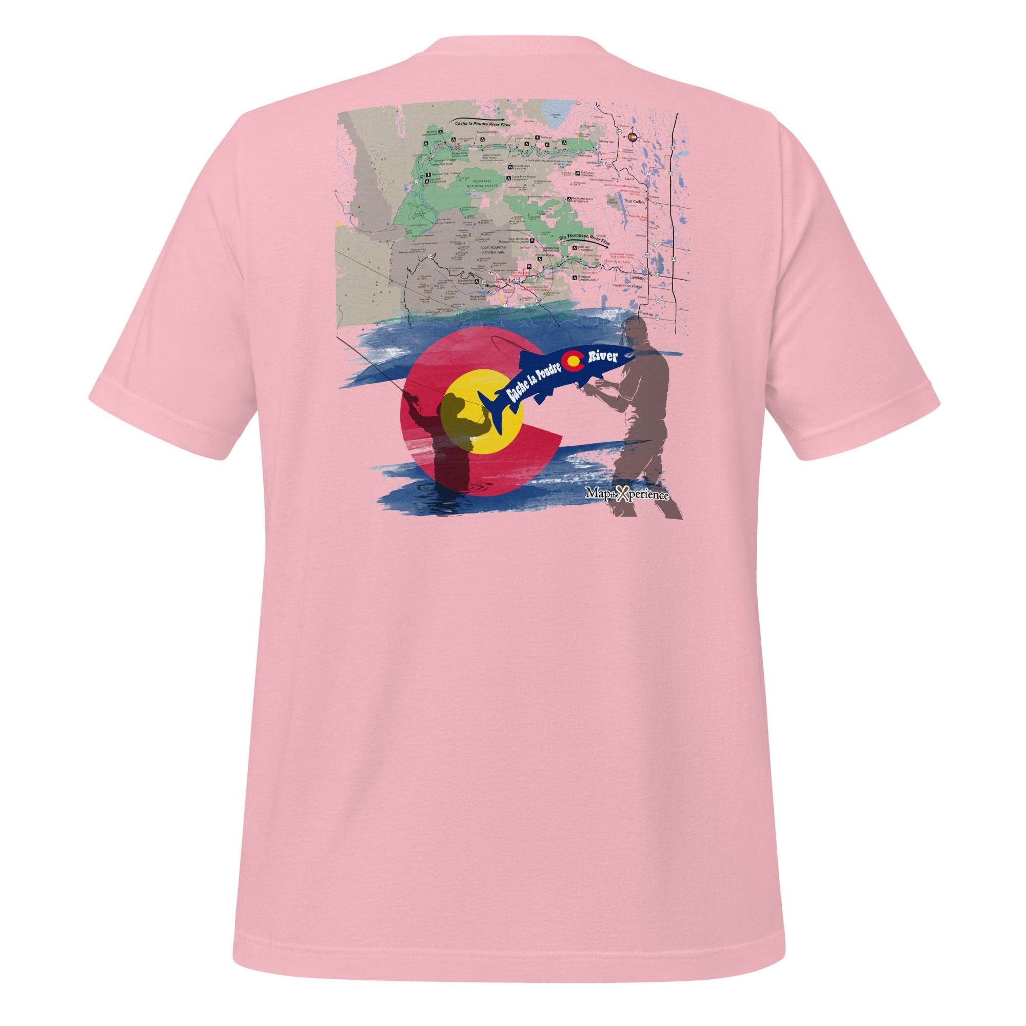 Cache la Poudre River, Colorado Performance t-shirt