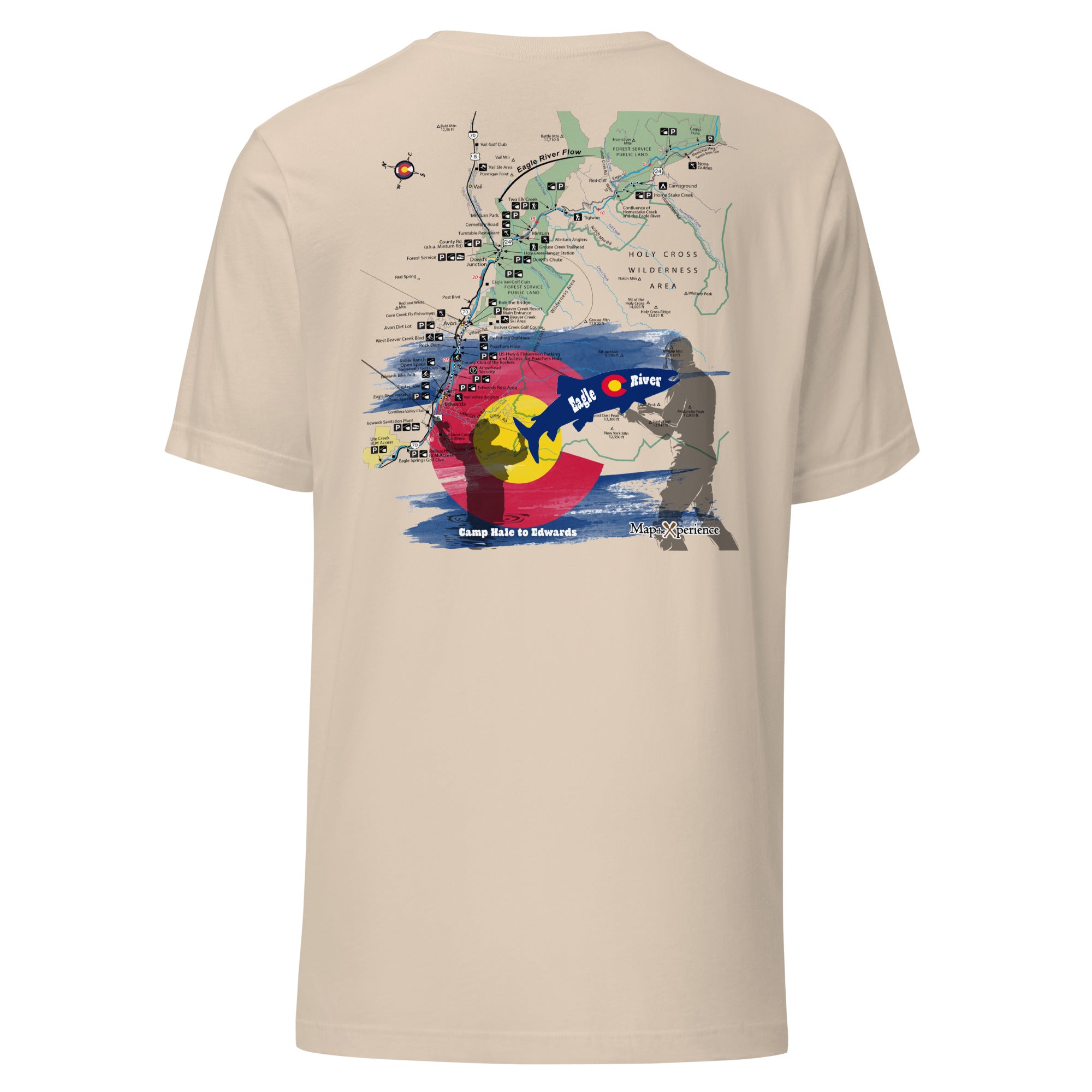 Eagle River Upper, Colorado Performance t-shirt