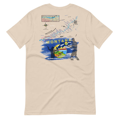 Bighorn River, Montana Performance t-shirt