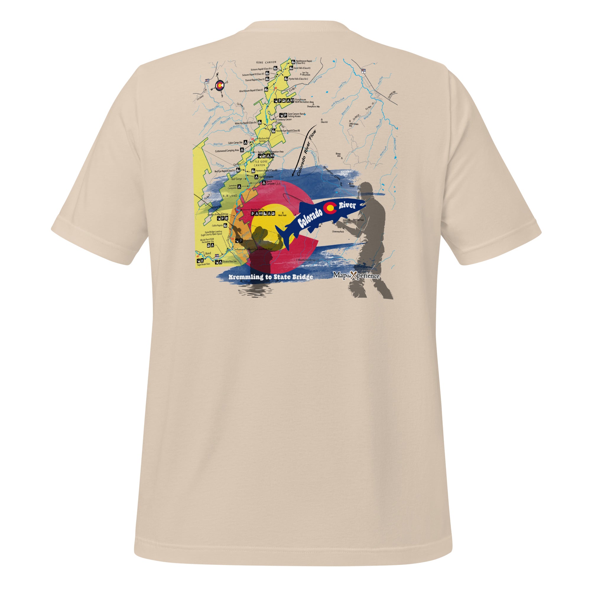Colorado River Upper, Colorado Performance t-shirt