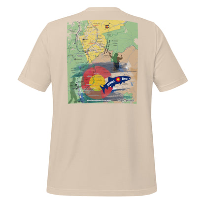 Animas River Upper, Colorado Performance t-shirt