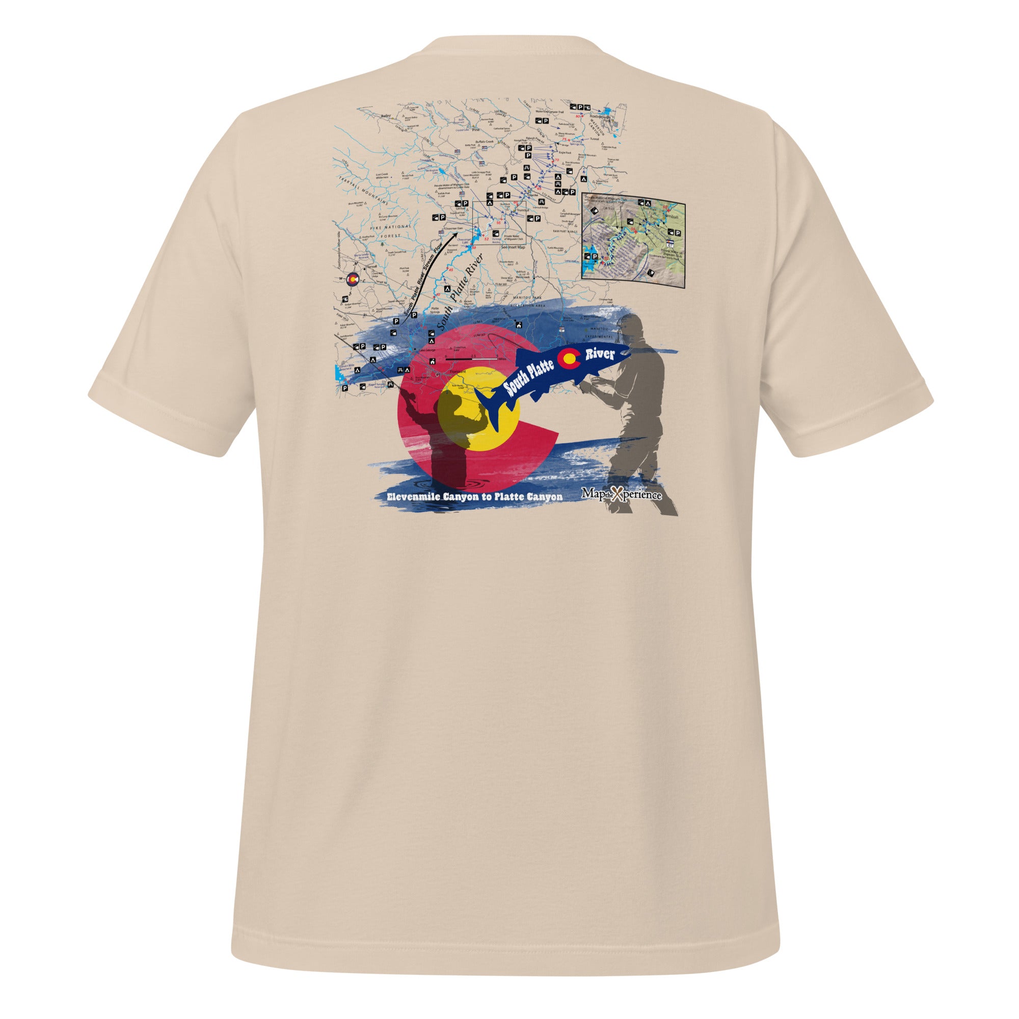 South Platte River Lower, Colorado Performance t-shirt