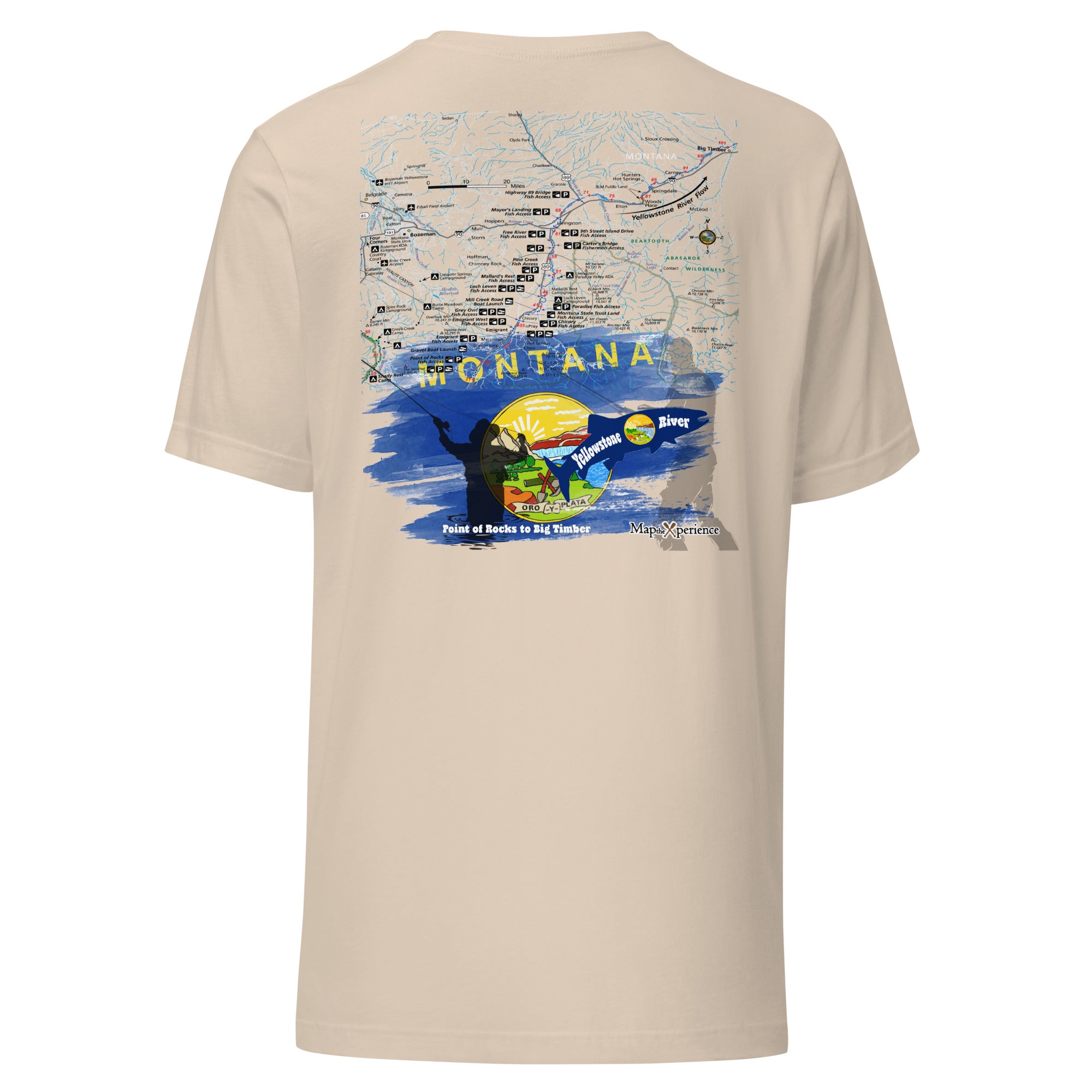 Yellowstone River Lower, Montana Performance T-shirt