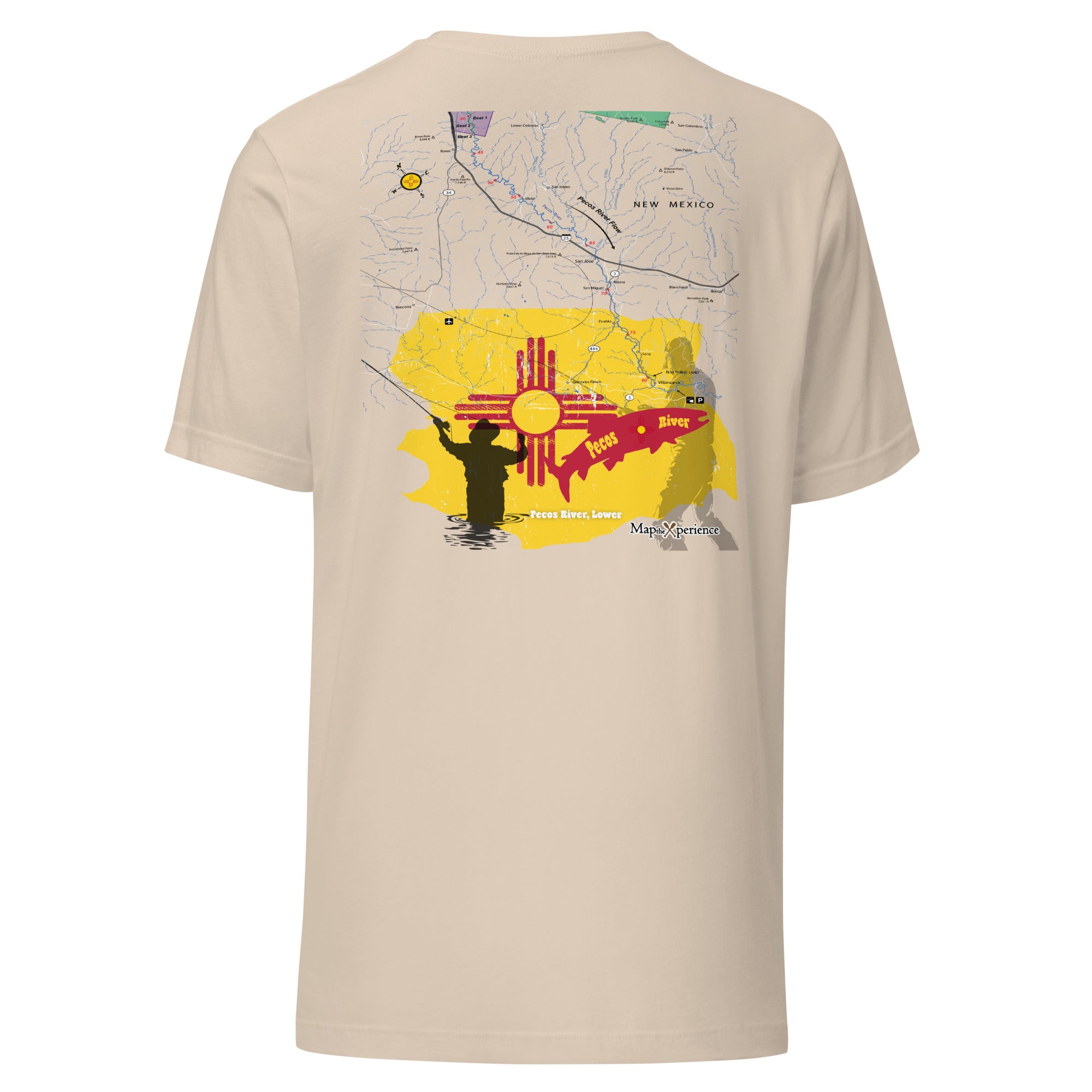 Pecos River Lower, New Mexico Performance t-shirt