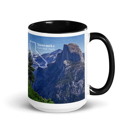 Yosemite National Park Mug with Black Inside