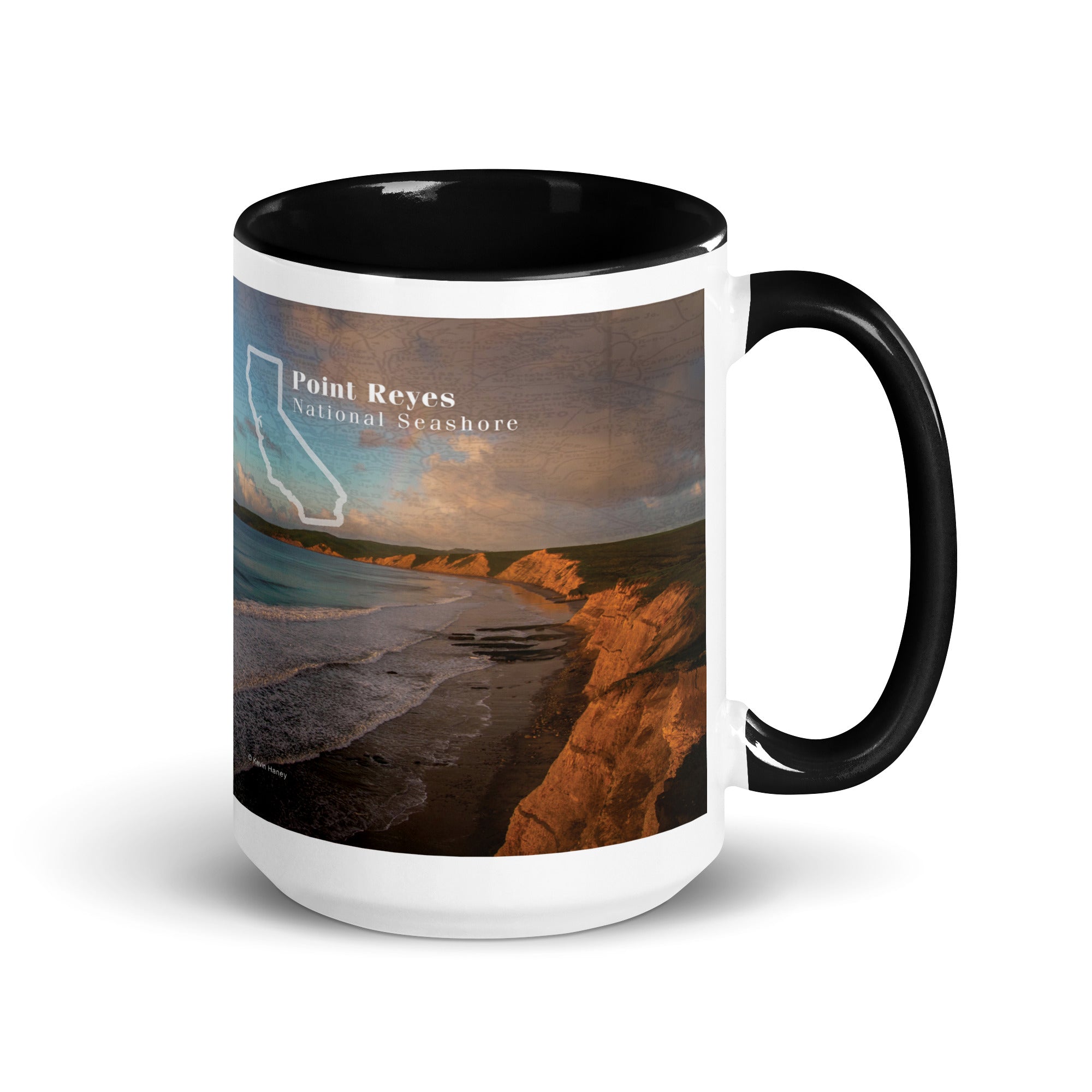 Point Reyes National Seashore Mug with Black Inside