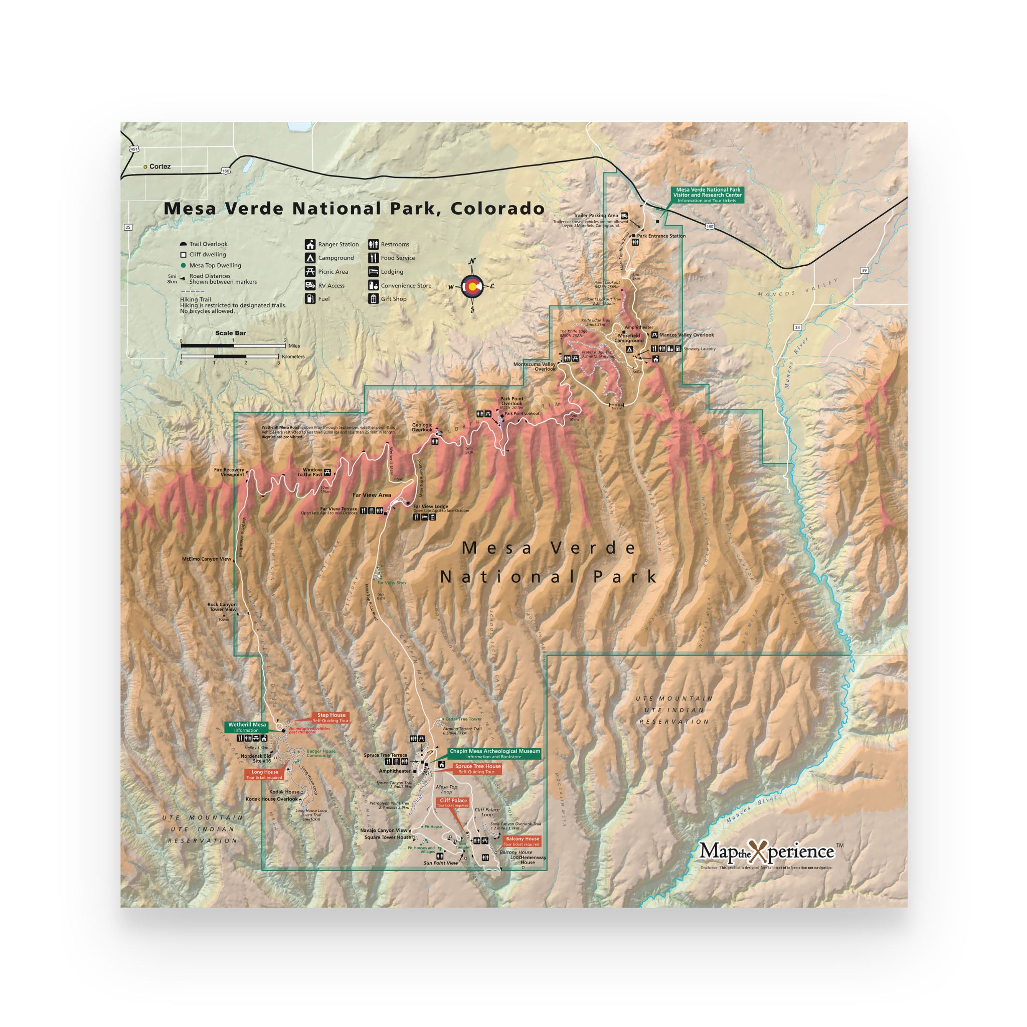 Mesa Verde National Park Map Poster | Free Mobile Map