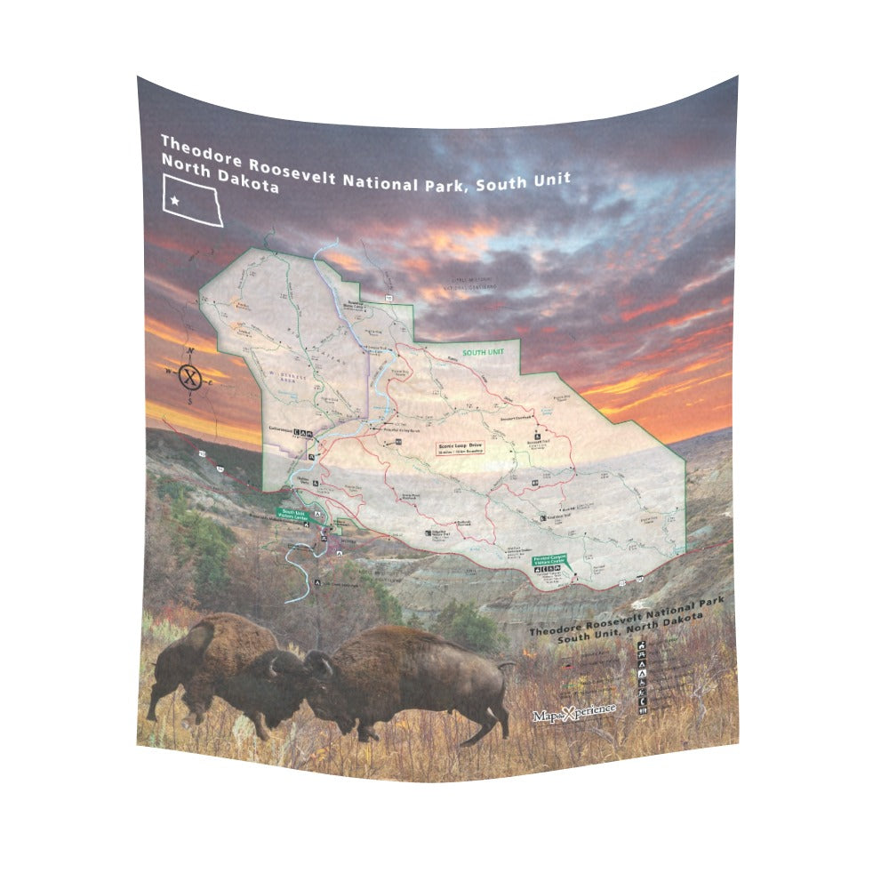 Theodore Roosevelt National Park South Unit Wall Tapestry