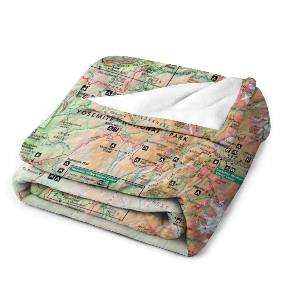 Yosemite National Park Super Soft Flannel Blanket