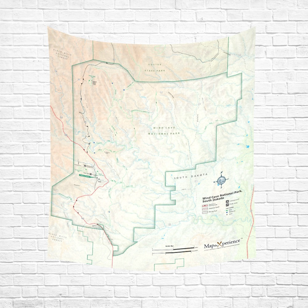 wind Cave National Park Wall Tapestry