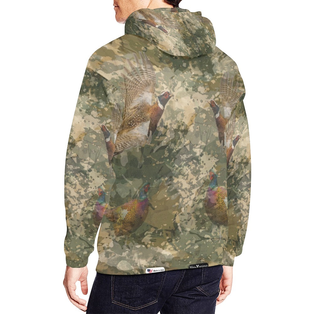 Pheasant Flauge Men's All Over Print Hoodie