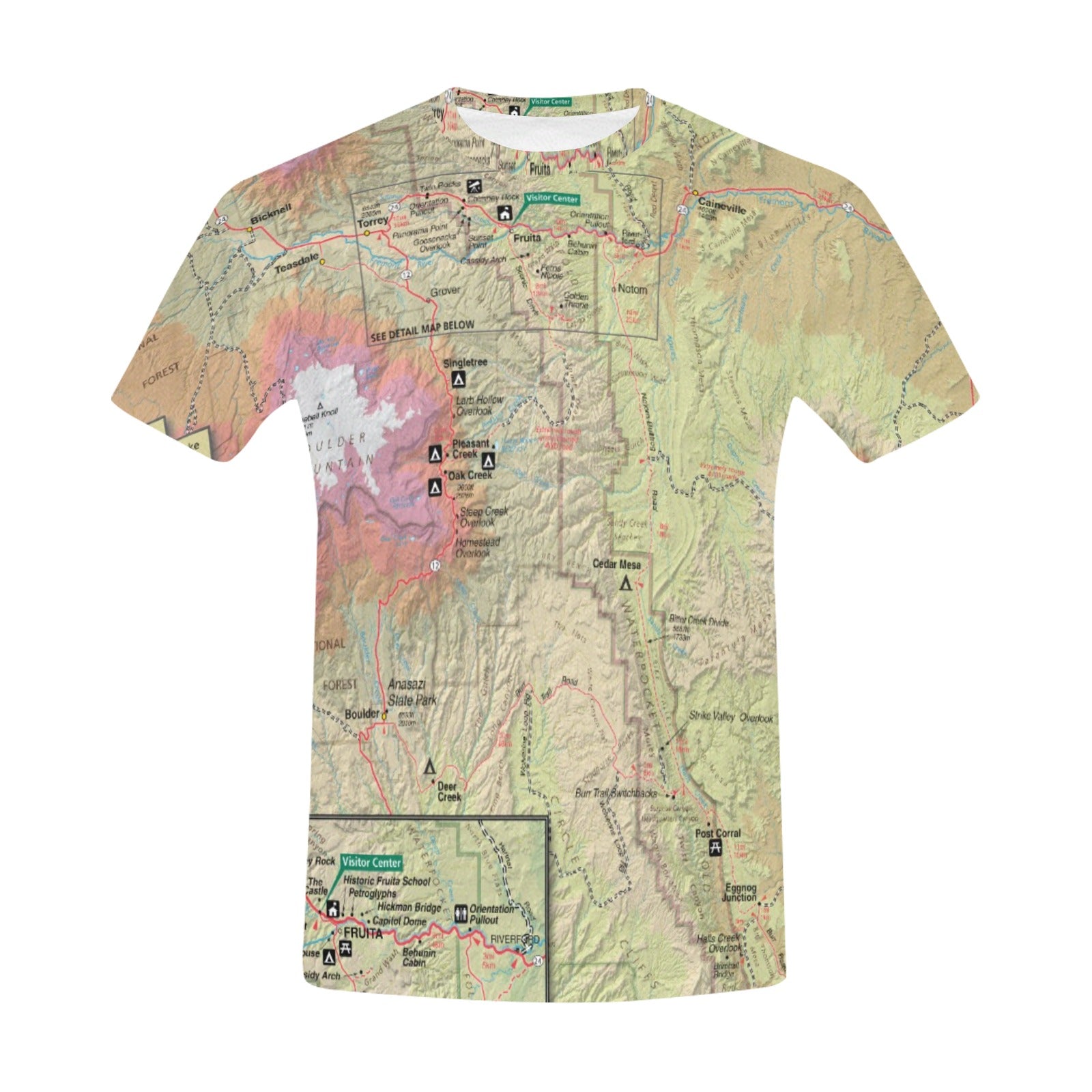Capitol Reef National Park Men's All Over Print T-shirt