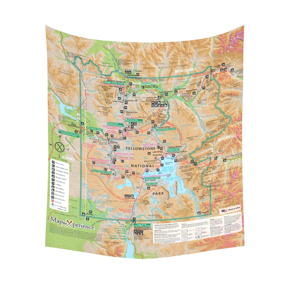 Yellowstone National Park Wall Tapestry