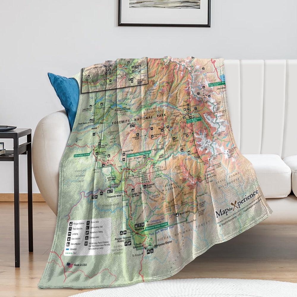 Yosemite National Park Super Soft Flannel Blanket