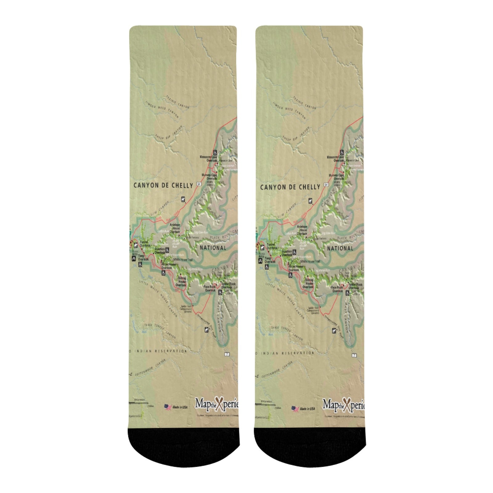 Canyon De Chelly National Monument Mid-Calf Socks