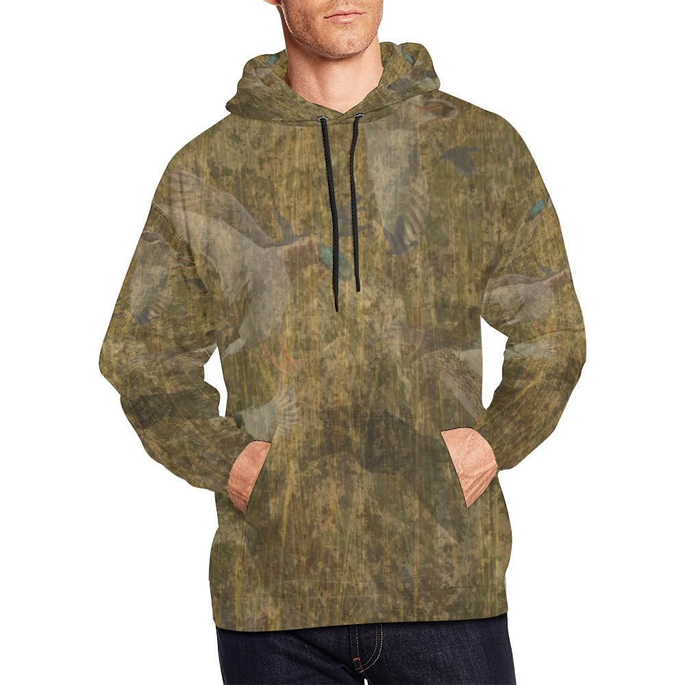 Duck Flauge Men's All Over Print Hoodie