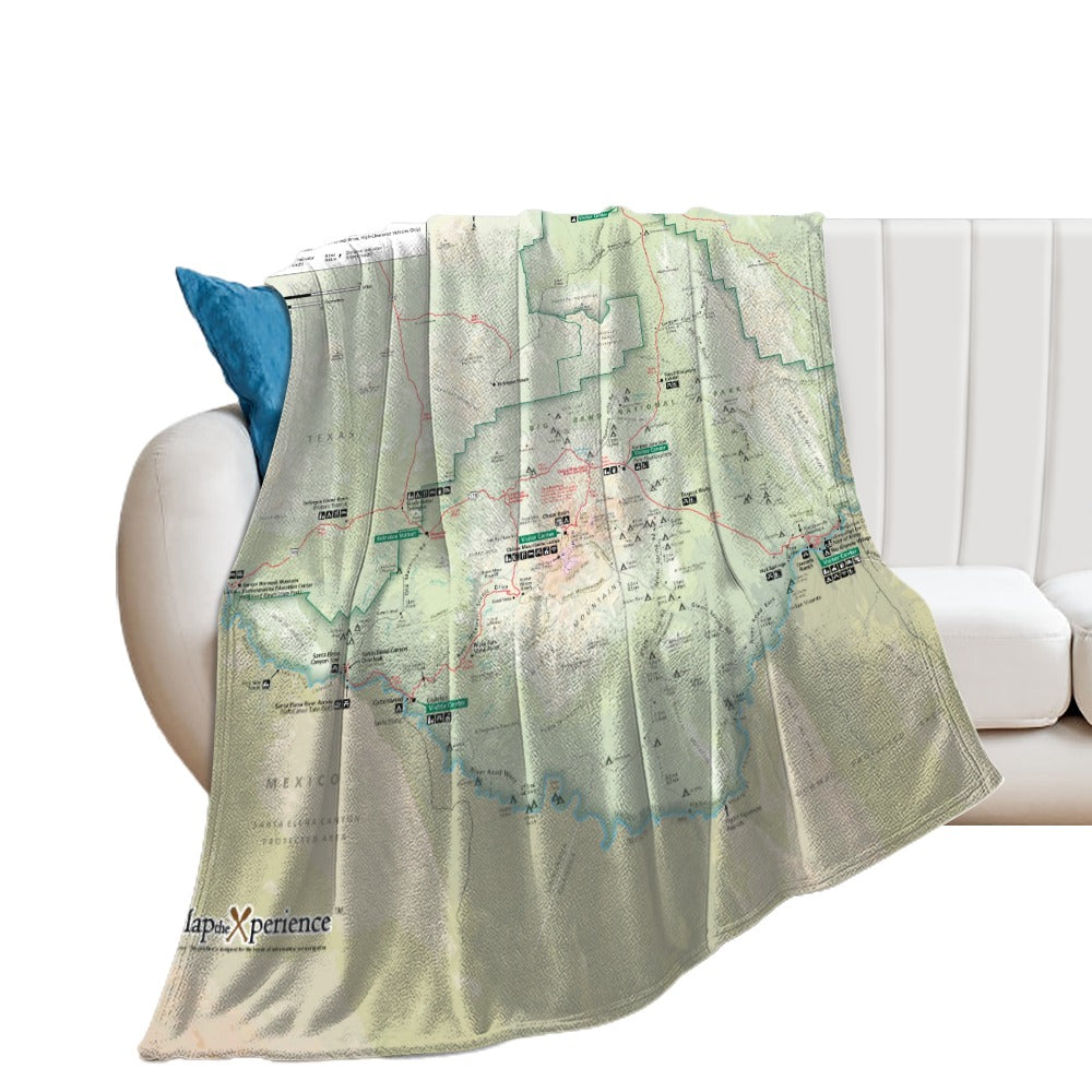 Big Bend National Park Super Soft Flannel Blanket