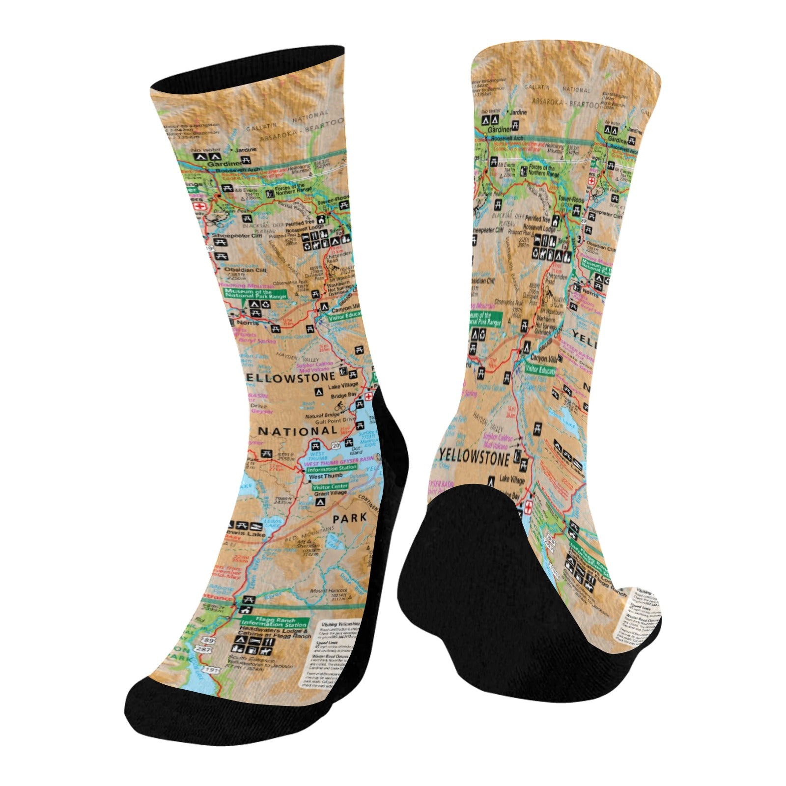 Yellowstone National Park Mid-Calf Socks