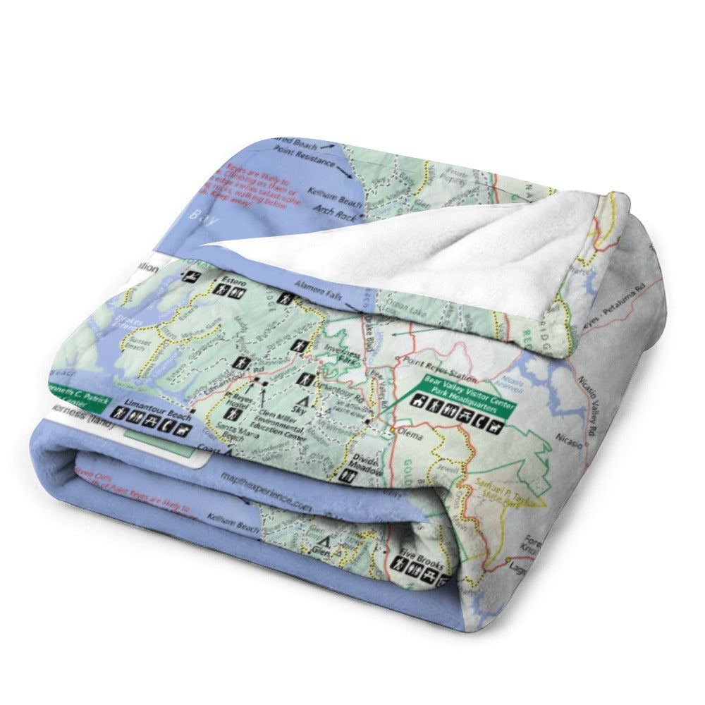 Point Reyes National Seashore Super Soft Flannel Blanket