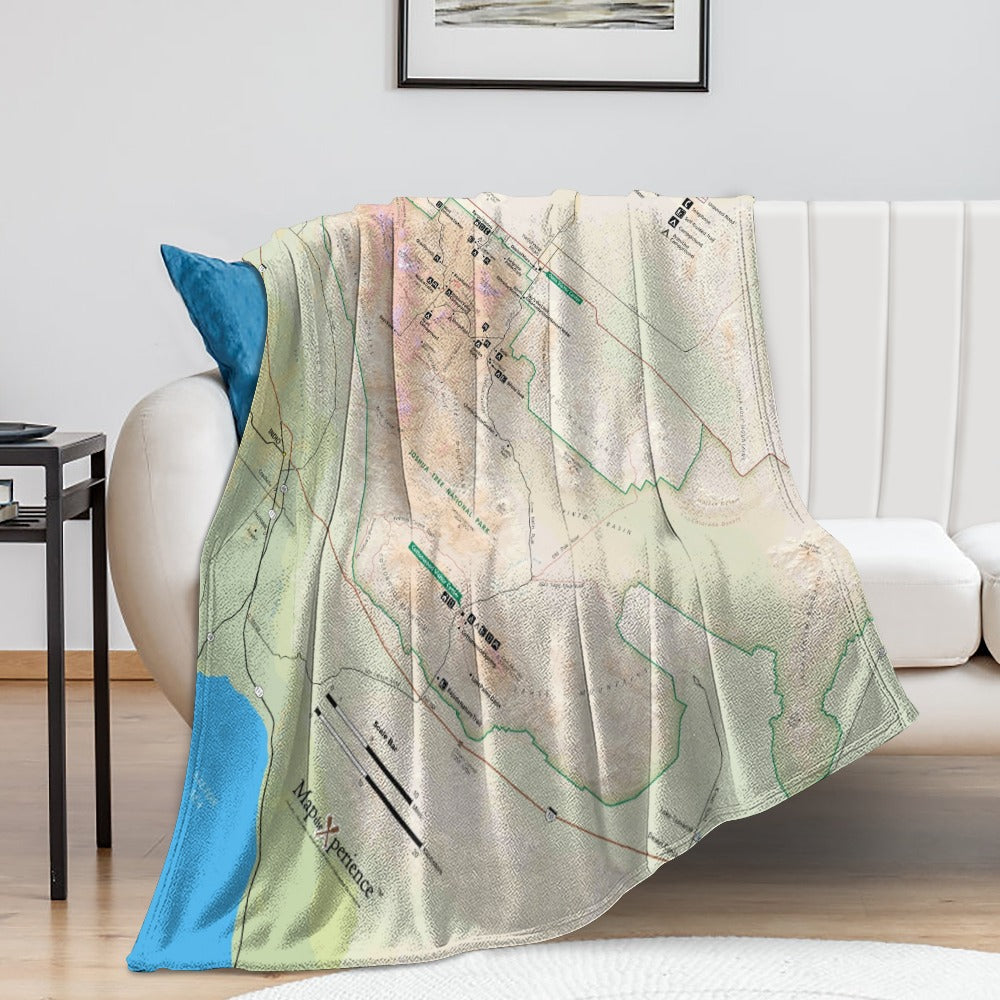 Joshua Tree National Park Super Soft Flannel Blanket