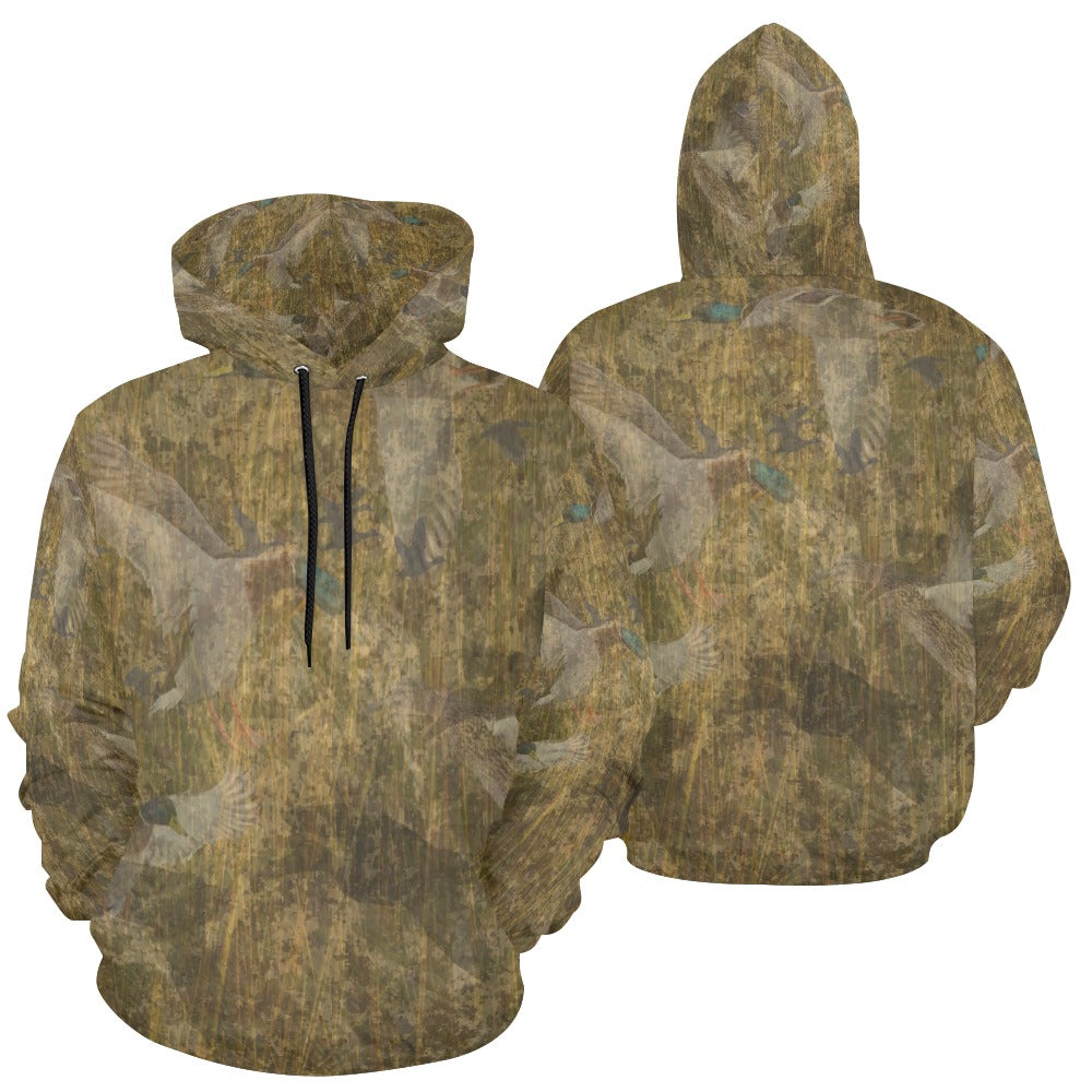 Duck Flauge Men's All Over Print Hoodie