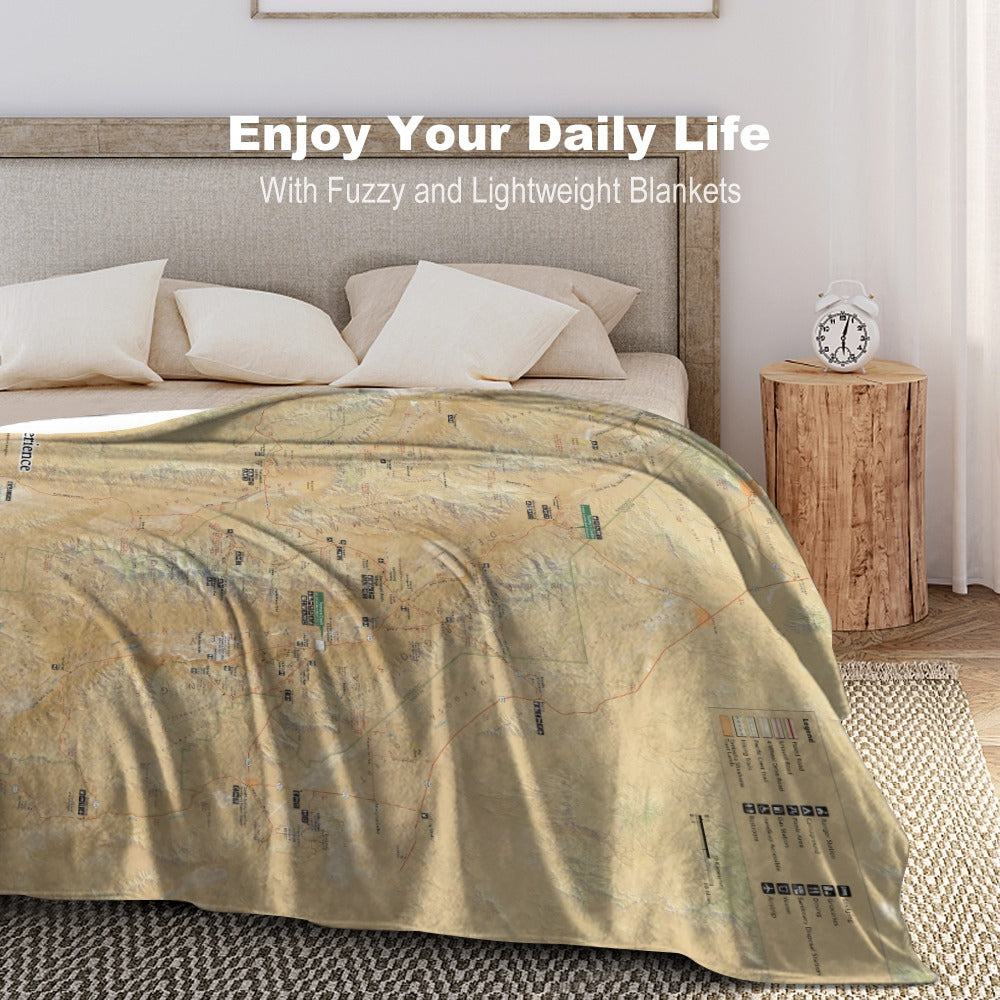 Death Valley National Park Super Soft Flannel Blanket