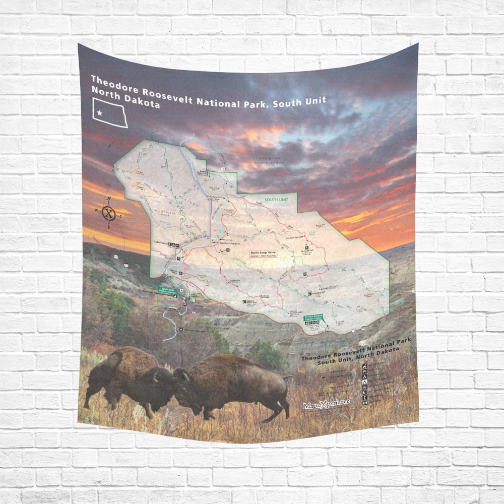 Theodore Roosevelt National Park South Unit Wall Tapestry