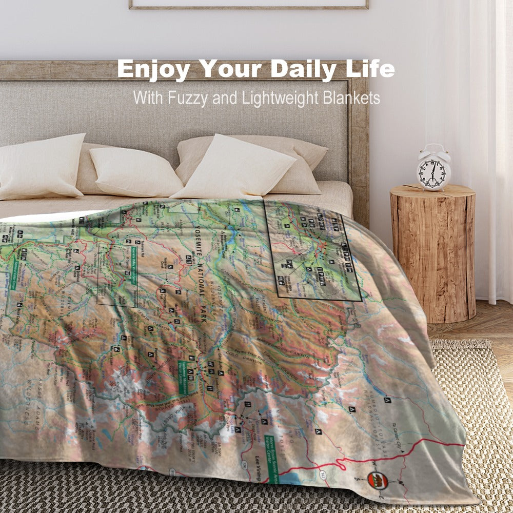 Yosemite National Park Super Soft Flannel Blanket