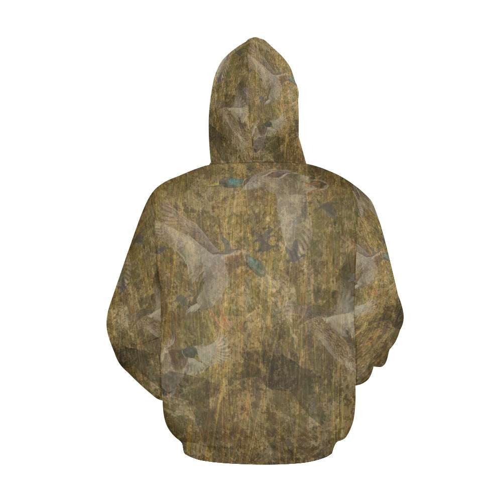 Duck Flauge Men's All Over Print Hoodie