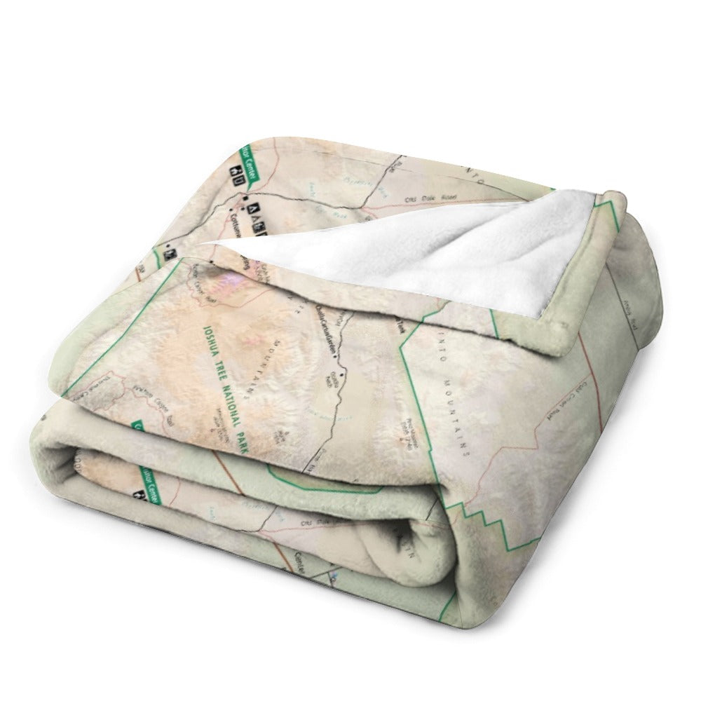 Joshua Tree National Park Super Soft Flannel Blanket