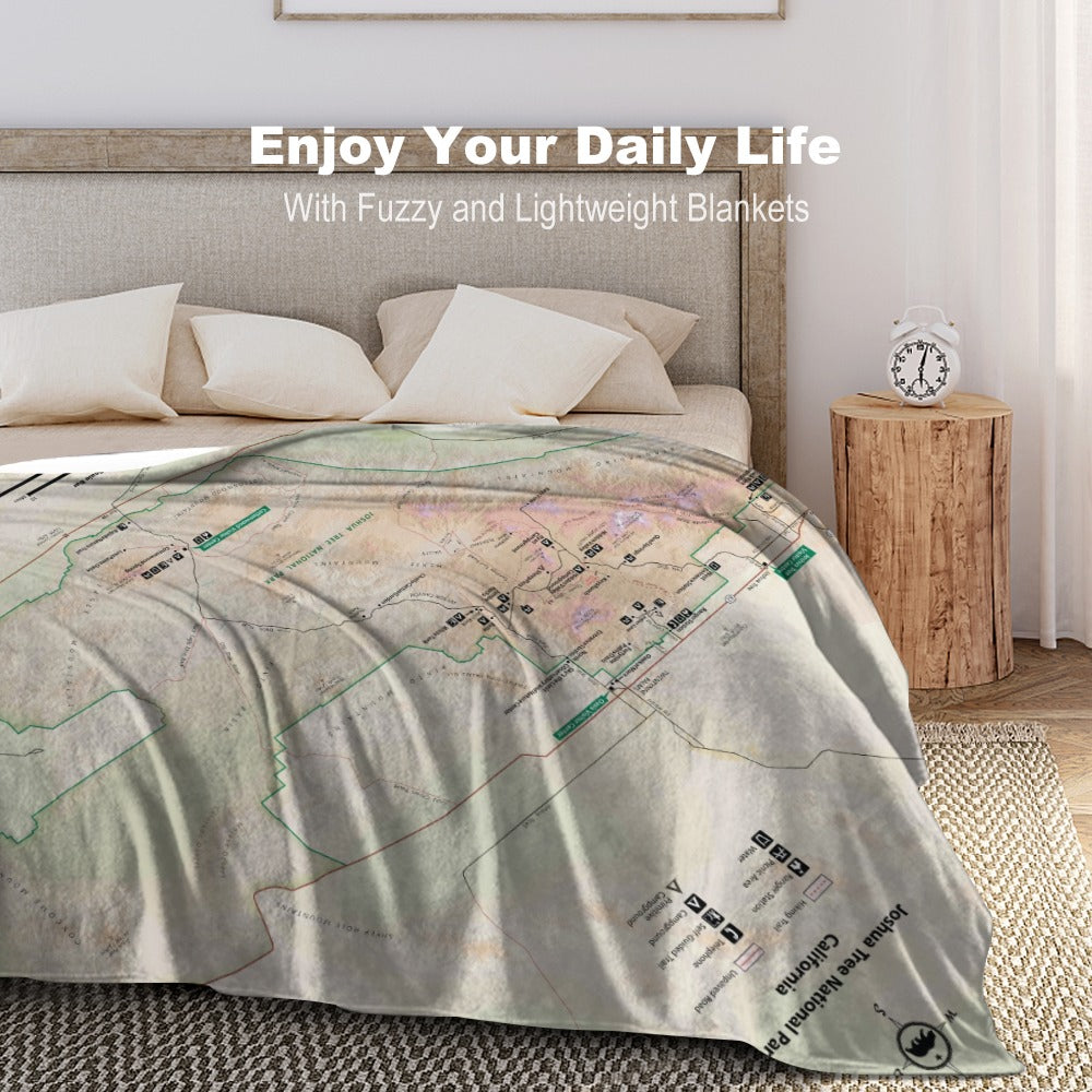 Joshua Tree National Park Super Soft Flannel Blanket