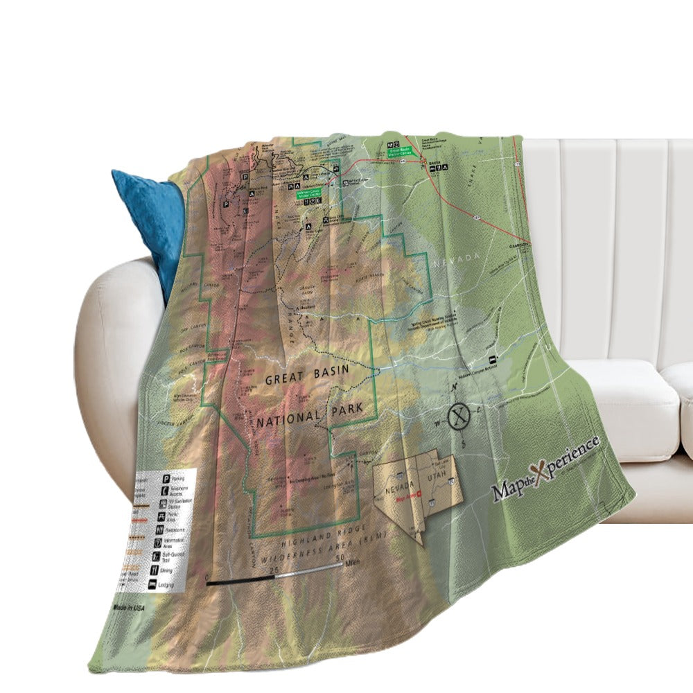 Great Basin National Park Super Soft Flannel Blanket