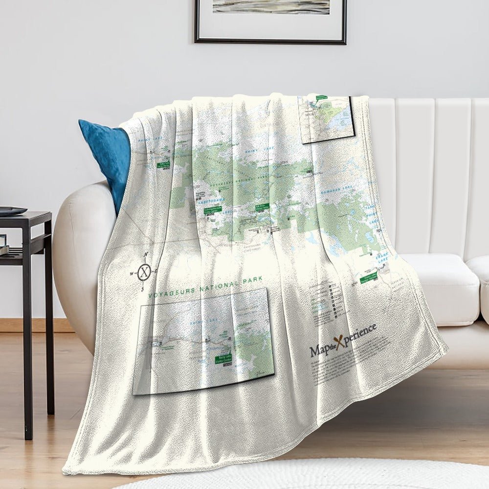 Voyageurs National Park Super Soft Flannel Blanket