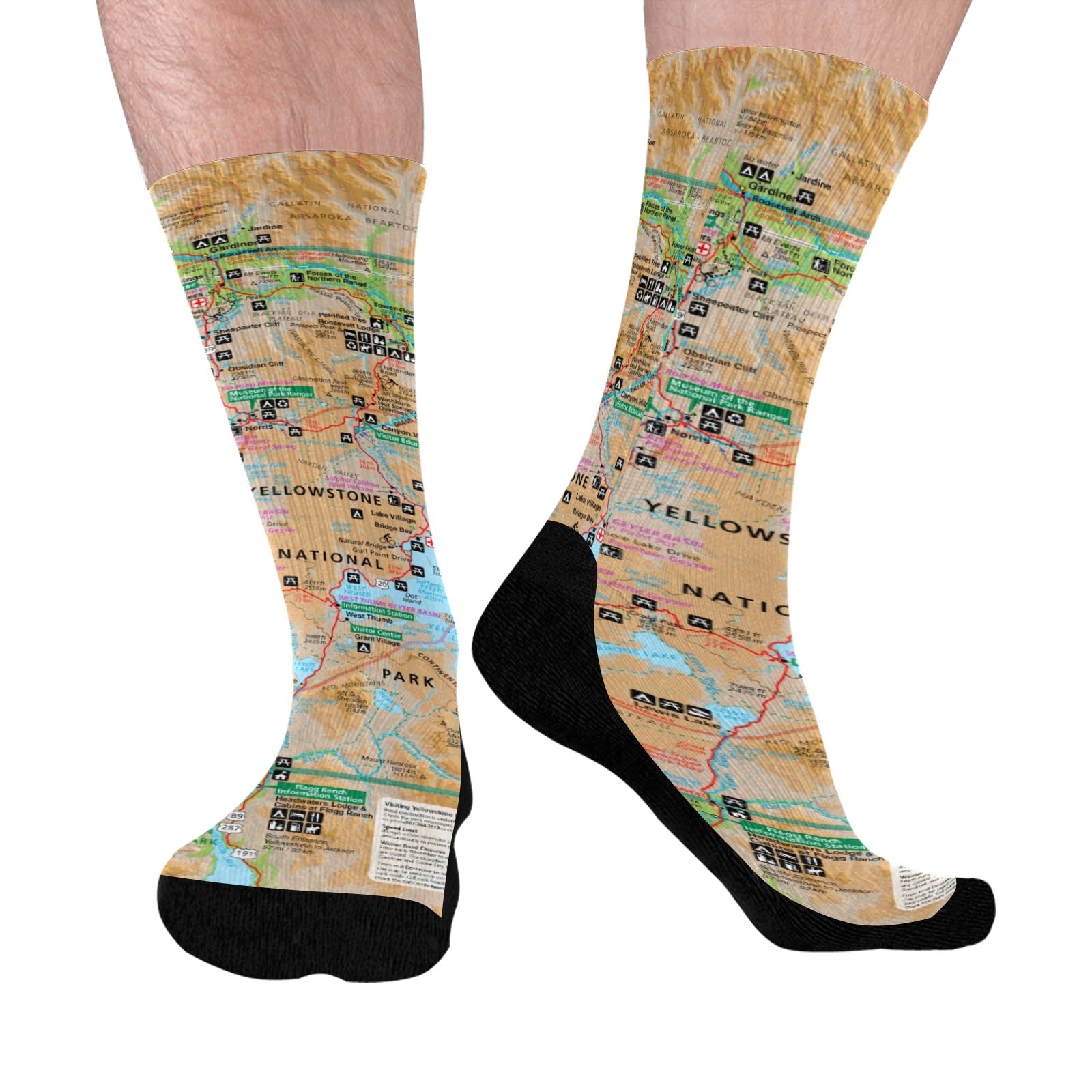 Yellowstone National Park Mid-Calf Socks
