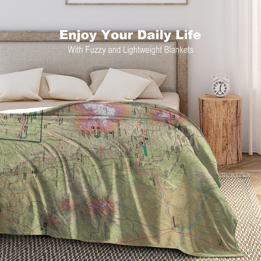 Capitol Reef National Park Super Soft Flannel Blanket