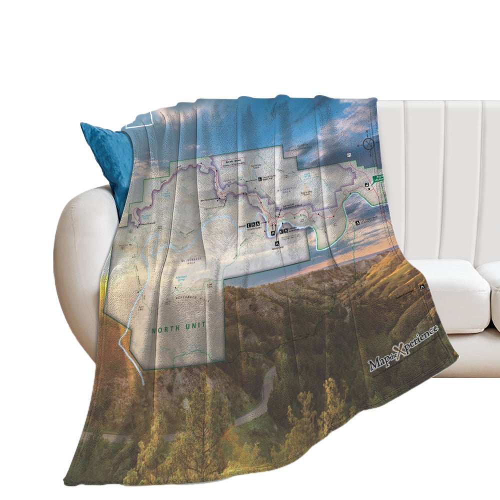 Theodore Roosevelt National Park North Super Soft Flannel Blanket